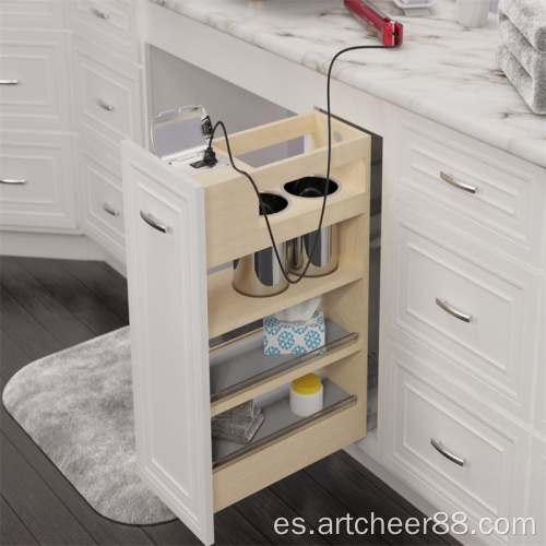 Organizador extraíble Rev-a-Shelf para base de tocador